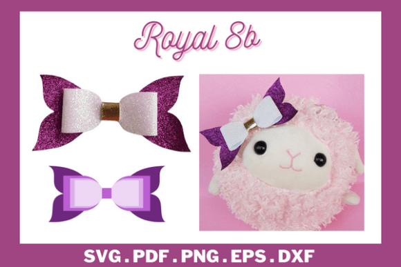 3D Bow SVG Template for Stylish Branding and Craft Projects