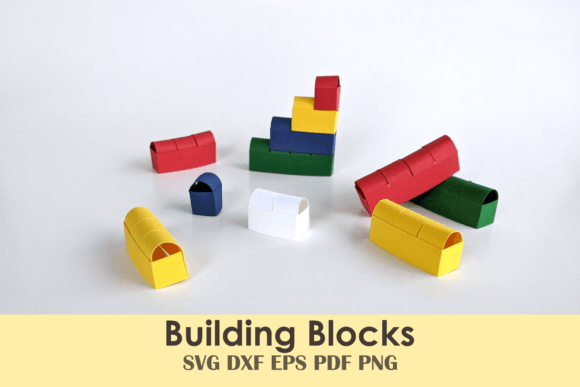 Building Blocks Interlocking Paper Toy: A 3D SVG Design for Playful Branding and Visual Storytelling