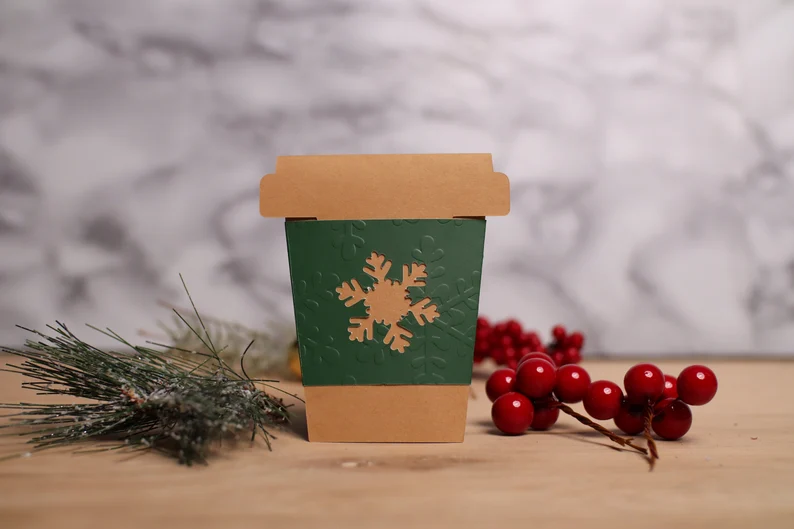 Christmas 3D SVG Gift Envelope Adds Festive Flair for Small Business Branding