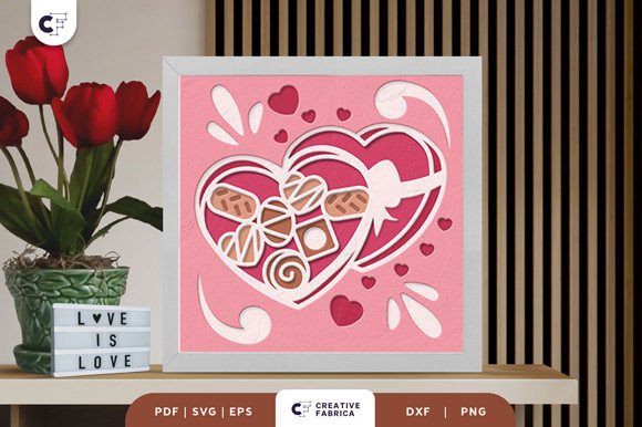 Heart Shape Chocolate Box Shadow Box Review