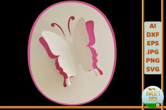 Popup Butterfly Number 0: A 3D SVG Pop-Up Card for Elegant Editorial Design